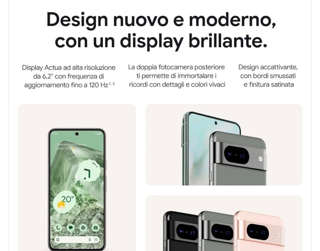 google pixel 8a Design & Build Quality