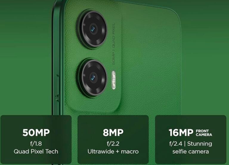 Motorola G54 5G camera