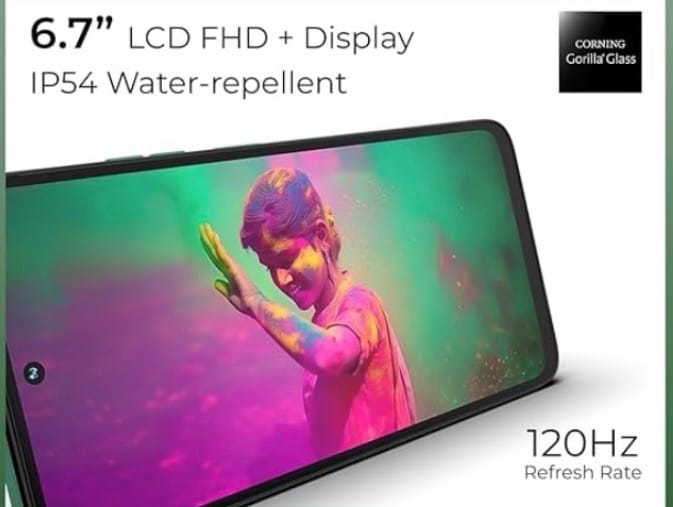 Motorola G54 5G display