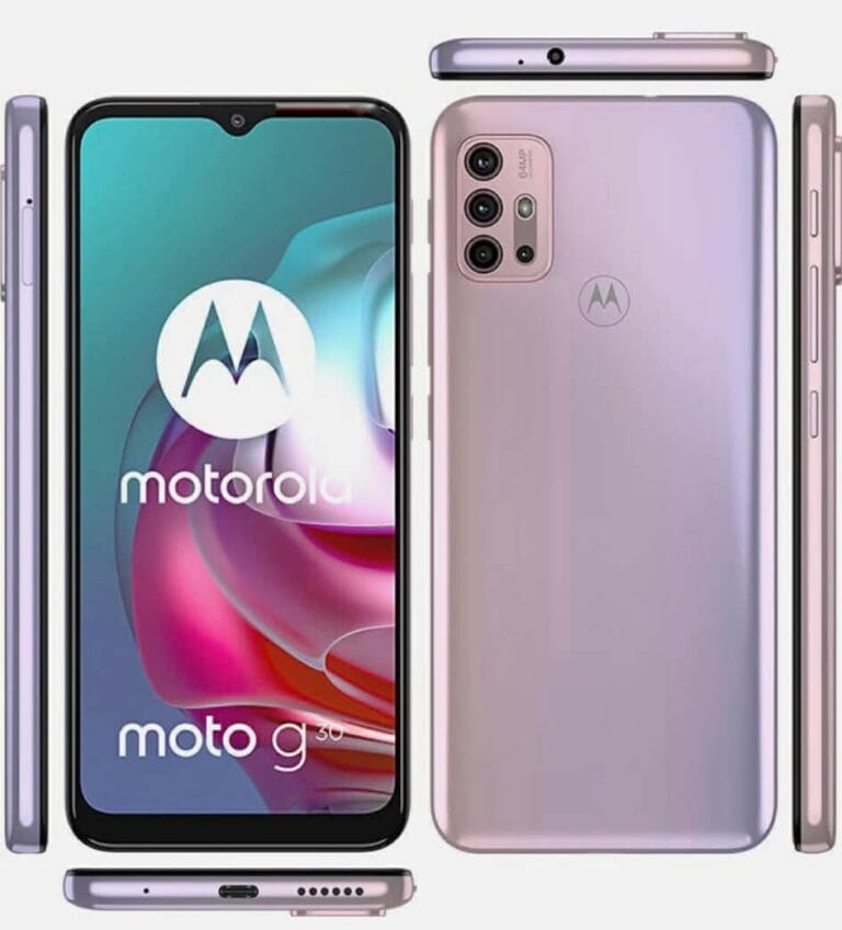 Motorola G30 design