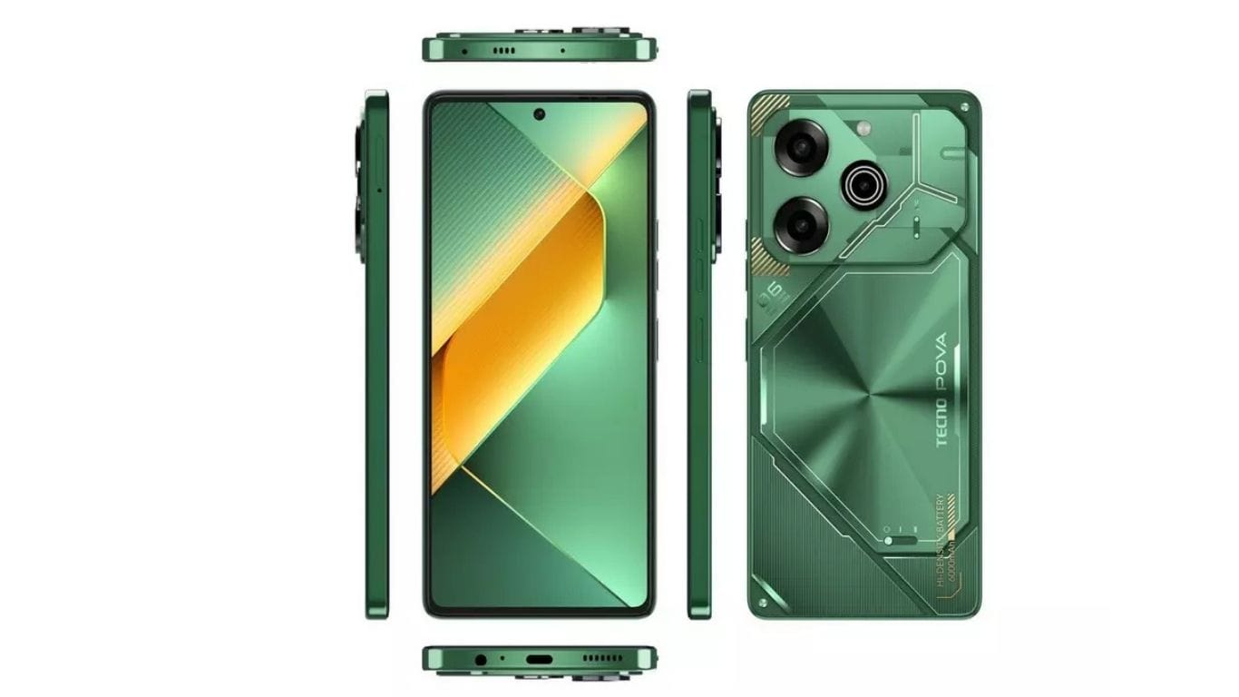 Tecno Pova 6 Pro 5G design and build